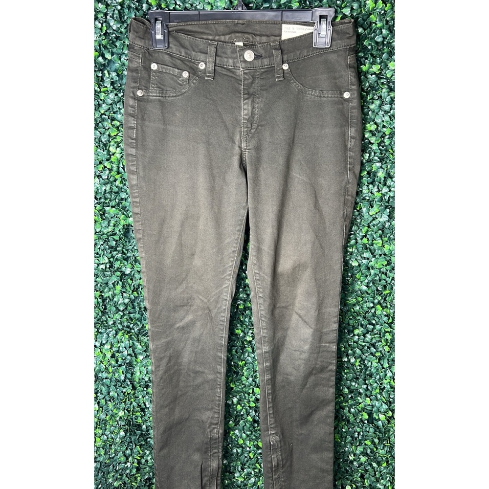 rag & bone Women's Dark Gray Skinny Jeans
